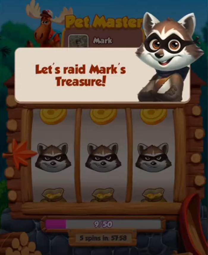 Free Spins and Coins when you Raid